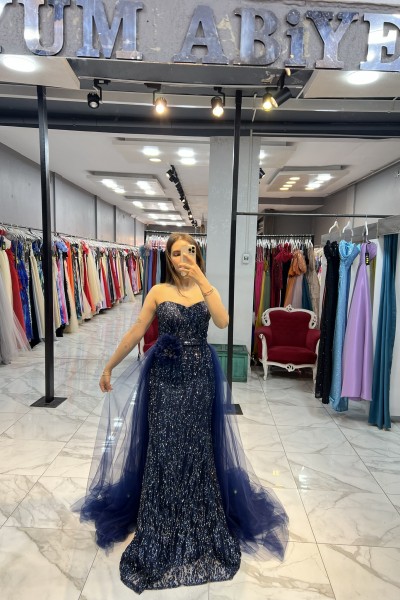 İŞLEMELİ PELERİNLİ BALIK ABİYE