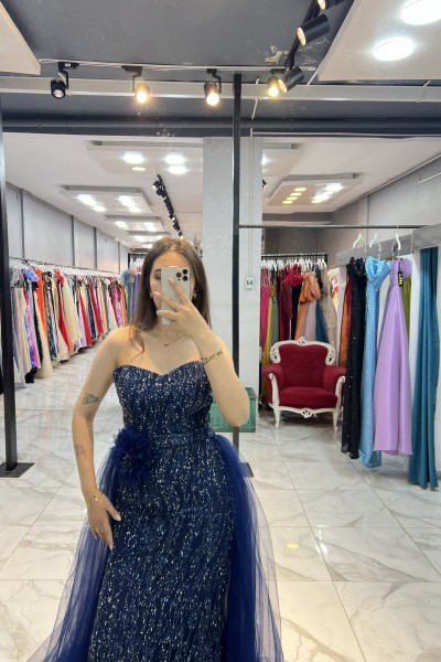 İŞLEMELİ PELERİNLİ BALIK ABİYE